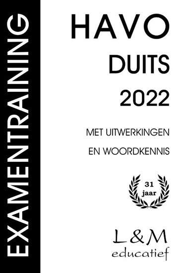 Afbeelding van Examentraining Havo Duits 2022