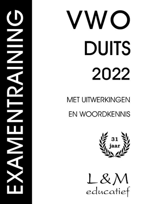 Afbeeldingen van Examentraining Vwo Duits 2022