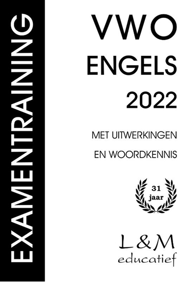 Afbeelding van Examentraining Vwo Engels 2022