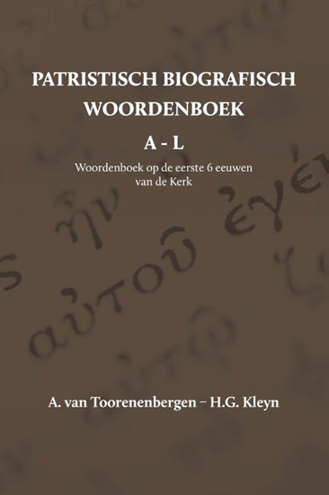 Afbeelding van Patristisch Biografisch Woordenboek Patristisch biografisch woordenboek