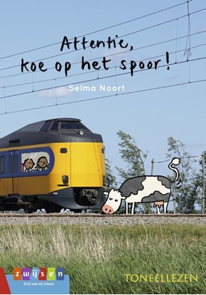 Afbeeldingen van Toneellezen Attentie, koe op het spoor!