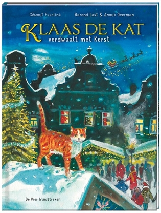 Afbeeldingen van Klaas de Kat verdwaalt met Kerst