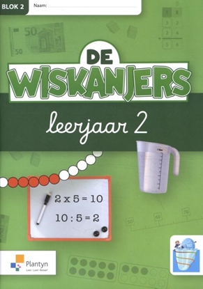 Afbeeldingen van De Wiskanjers leerjaar 2 blok 2 Werkboek