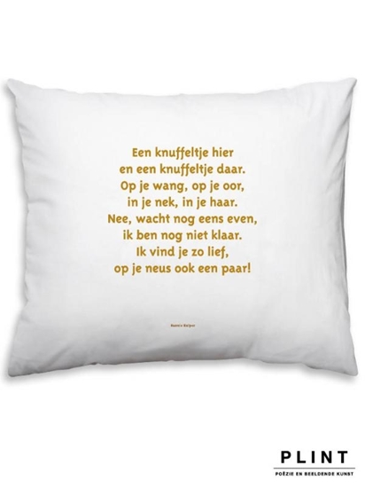 Afbeelding van Poezie om te kussen Nannie Kuiper gedicht. een knuffeltje hier