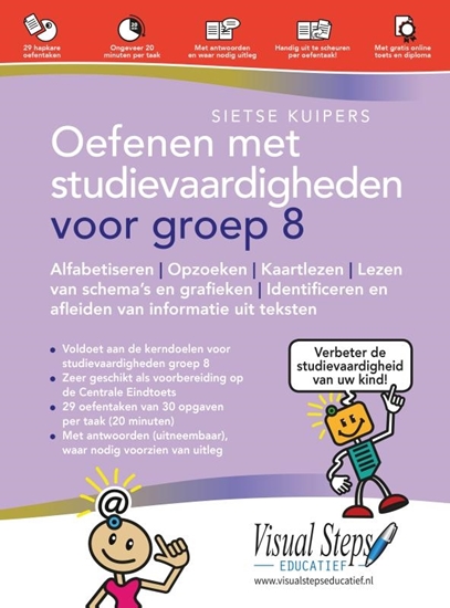 Afbeelding van Oefenen met studievaardigheden voor groep 8