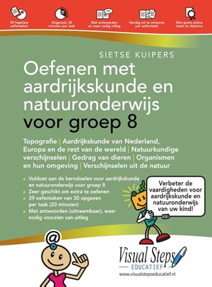 Afbeeldingen van Oefenen met aardrijkskunde en natuuronderwijs voor groep 8