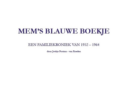 Afbeeldingen van Mems blauwe boekje