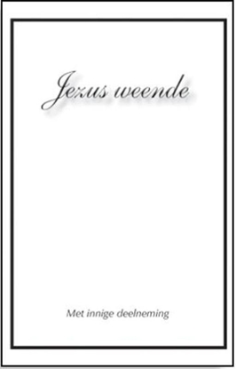 Afbeeldingen van Jezus weende