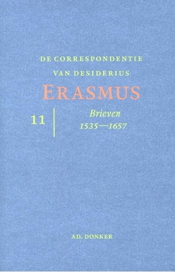 Afbeelding van De correspondenie van Desiderius Erasmus 11