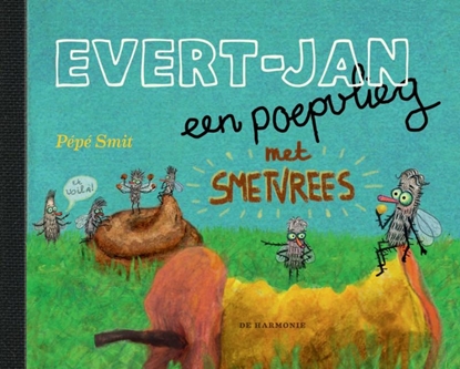 Afbeeldingen van Evert-Jan, een poepvlieg met smetvrees