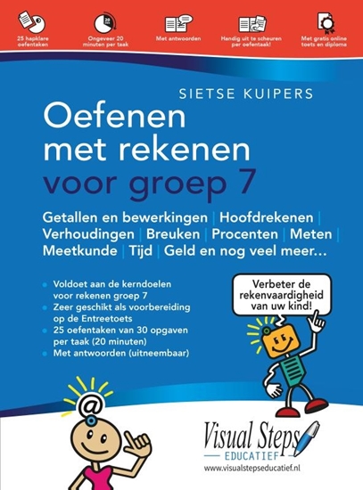 Afbeelding van Oefenen met rekenen voor groep 7