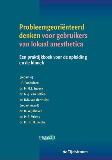 Afbeelding van Probleemgeoriënteerd denken voor gebruikers van lokaal anesthetica