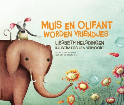 Afbeeldingen van Muis en olifant worden vriendjes