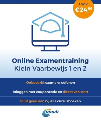 Afbeeldingen van ANWB Online Examentraining Klein Vaarbewijs 1 en 2