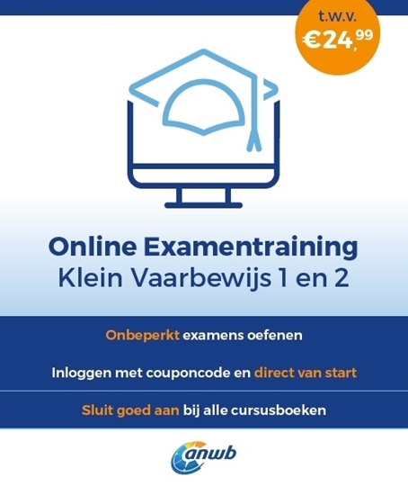 Afbeelding van ANWB Online Examentraining Klein Vaarbewijs 1 en 2