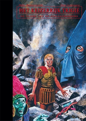Afbeeldingen van De opkomst en ondergang van het keizerrijk Trigië De vloek van de Zonaanbidders