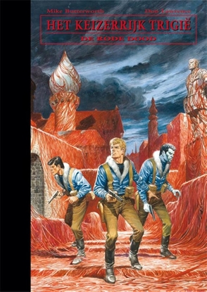 Afbeeldingen van De opkomst en ondergang van het keizerrijk Trigië De rode dood