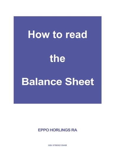 Afbeelding van How to read the Balance Sheet