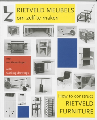Afbeeldingen van Rietveld meubels om zelf te maken = How to construct Rietveld furniture