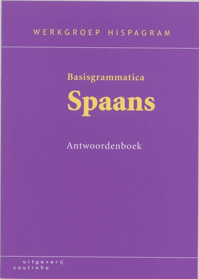 Afbeelding van Basisgrammatica Spaans Antwoordenboek