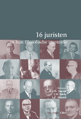 Afbeeldingen van 16 juristen en hun filosofische inspiratie
