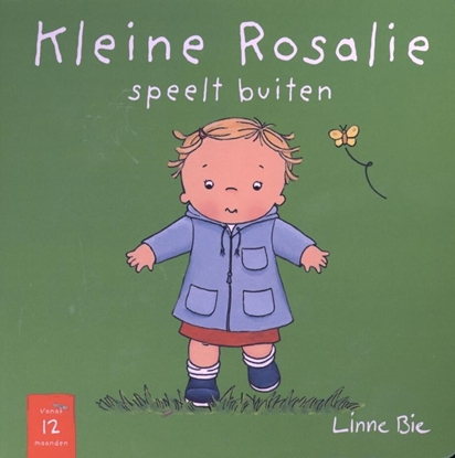 Afbeeldingen van Kleine Rosalie speelt buiten