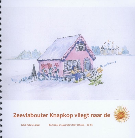 Afbeelding van Zeevlabouter knapkop vliegt naar de zon