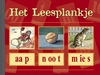 Afbeelding van Het leesplankje