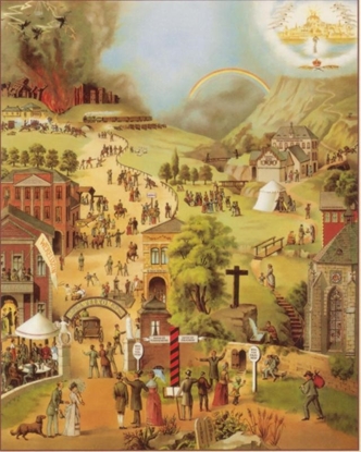 Afbeeldingen van De brede en de smalle weg poster set 5 ex