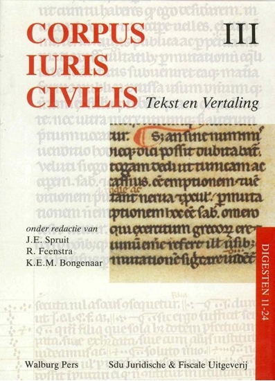Afbeelding van Corpus Iuris Civilis III Digesten 11-24