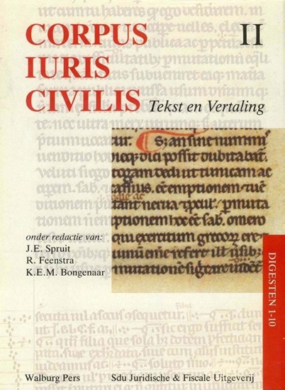 Afbeelding van Corpus iuris civilis II Digesten 1-10