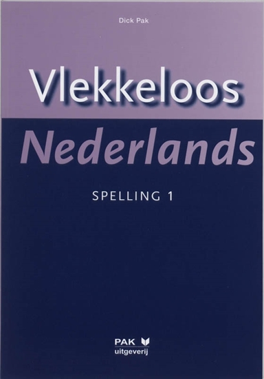 Afbeelding van Vlekkeloos Nederlands 1 Spelling