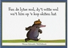 Afbeelding van Fan de lytse mol dy't witte wol