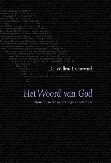 Afbeelding van Evangelisch-dogmatische reeks Het woord van God