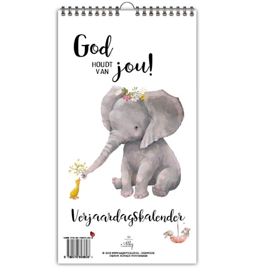 Afbeelding van God houdt van jou! Verjaardagskalender