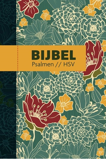 Afbeelding van Bijbel (HSV) met psalmen - hardcover bloemen