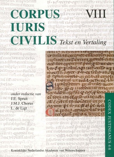 Afbeelding van Corpus Iuris Civilis VIII; Codex Justinianus 4 - 8 VIII Codex Justinianus iv-viii