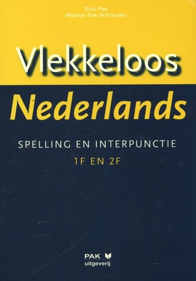 Afbeelding van Vlekkeloos Nederlands taalniveau 1F en 2F