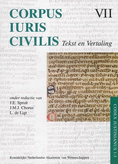 Afbeelding van Corpus Iuris Civilis VII; Codex Justinianus 1 - 3 VII Corpus Iuris Civilis