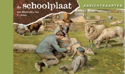 Afbeeldingen van Ansichtkaarten, de Schoolplaat Het Volle Leven
