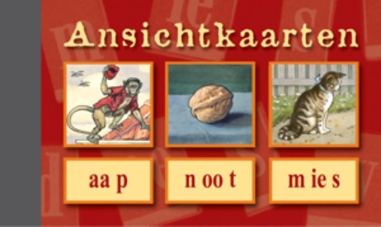 Afbeelding van Ansichtkaarten, Aap - Noot - Mies