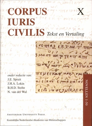 Afbeeldingen van Corpus Iuris Civilis Novellen 1-50