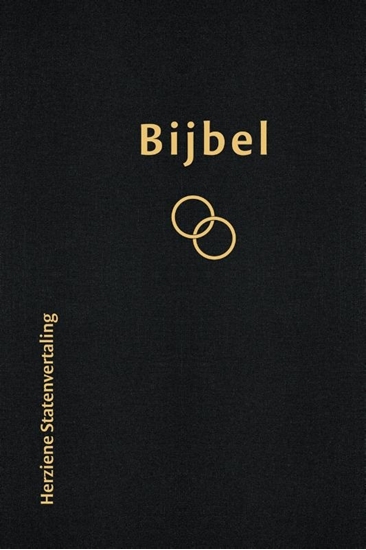 Afbeelding van Bijbel Huwelijksbijbel Herziene Statenvertaling zwart