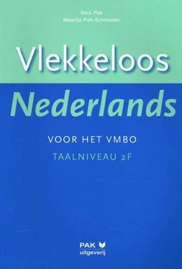 Afbeelding van Vlekkeloos Nederlands voor het vmbo Taalniveau 2F