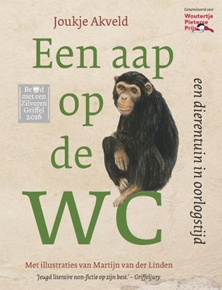 Afbeeldingen van Een aap op de wc