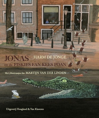 Afbeeldingen van Jonas en de fiskjes fan Kees Poan