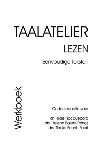 Afbeelding van Taalatelier Eenvoudige teksten Werboek