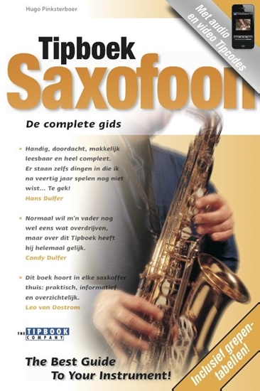 Afbeelding van Tipboek Saxofoon