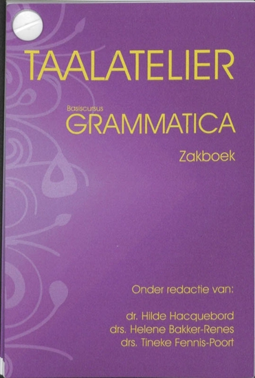 Afbeelding van Taalatelier Zinsdelen Zakboek