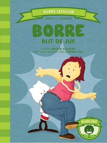 Afbeelding van De Gestreepte Boekjes Borre bijt de juf